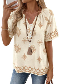 White Small Yellow Floral