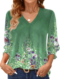 Green Floral