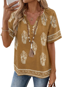 Light Yellow Leaf Print
