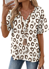 White Brown Leopard