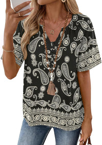 Black Paisley Pattern