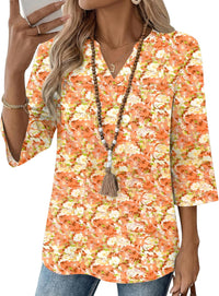 Orange Floral