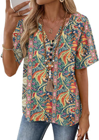 Navy Blue Ethnic Print