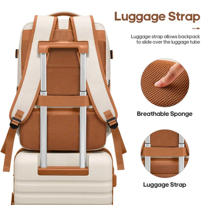 20" Carry On Suitcase, 3-Piece Luggage Set (24&28 inch sizes are not suitable for carry-on)& Travel Backpack, PC Hardside Spinner Luggage with TSA Lock, YKK Zipper, Lightweight Durable Suitcase for Men and Women Hard Shell Luggage